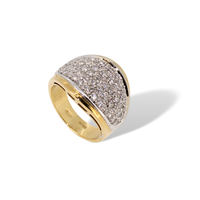 Ring Salvini Woman in Yellow Gold Diamante SAD53236